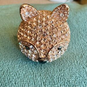 3 FOR $25: Fossil Crystal Fox Ring size 7